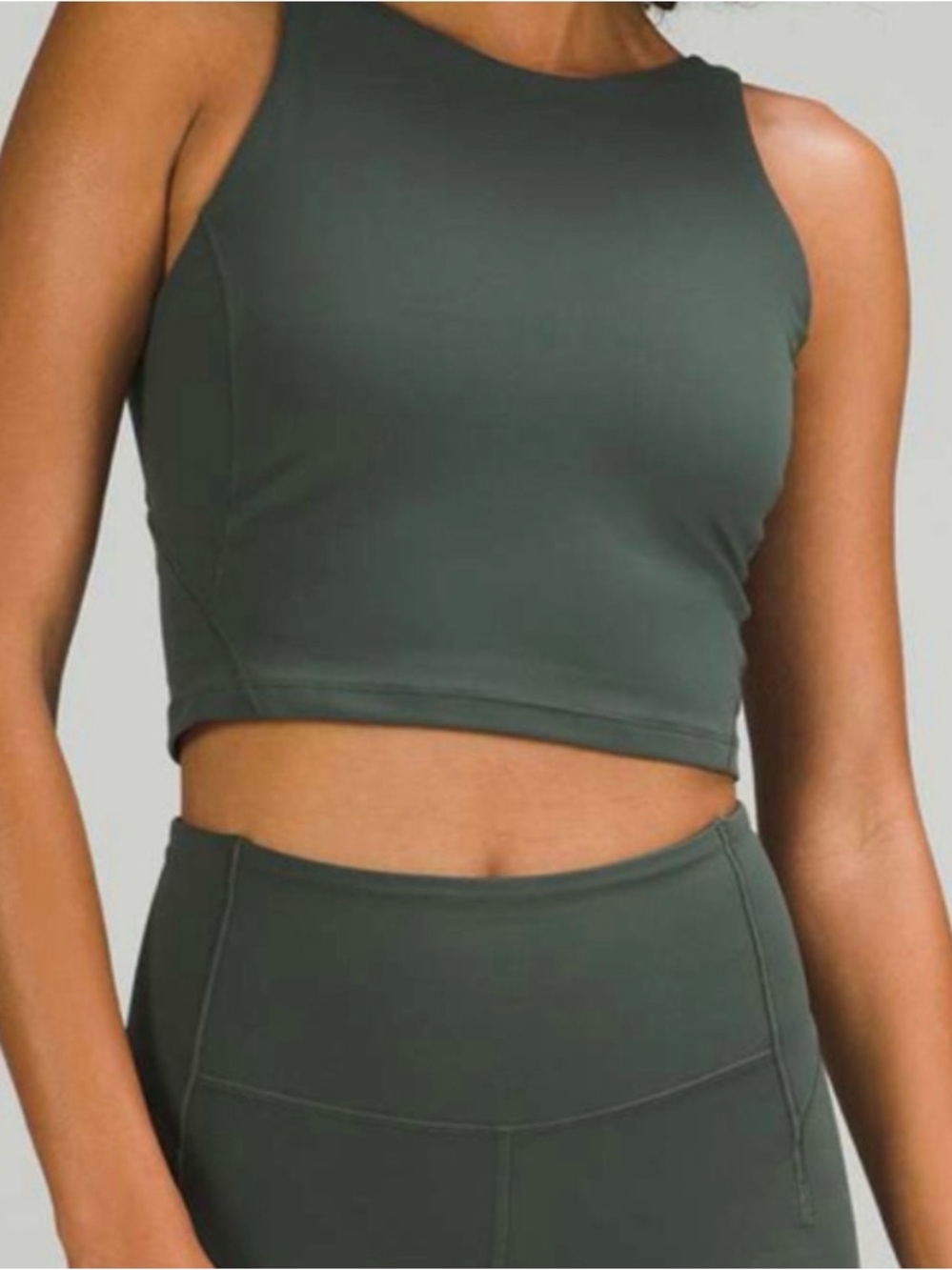 lululemon athletica align Olive Green tank
